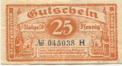 Elberfeld (heute: Wuppertal) - Stadt - 15.11.1919 - 25 Pfennig