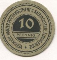 Elbingerode (heute: Oberharz) - Vereinigte Harzer Portlandcement- und Kalkiindustrie - -- - 10 Pfennig