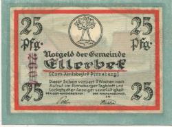 Ellerbek - Gemeinde - -- - 25 Pfennig