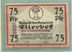 Ellerbek - Gemeinde - -- - 75 Pfennig