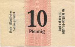 Ellwangen - Offizier-Gefangenenlager - -- - 10 Pfennig