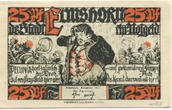 Elmshorn - Stadt - November 1921 - 25 Pfennig