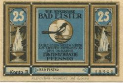 Elster (Bad) - Sparkasse - -- - 25 Pfennig