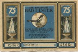 Elster (Bad) - Sparkasse - -- - 75 Pfennig