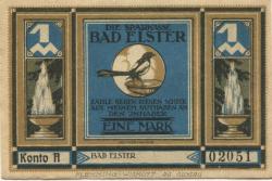 Elster (Bad) - Sparkasse - -- - 1 Mark