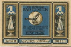 Elster (Bad) - Sparkasse - 24.6.1922 - 1 Mark