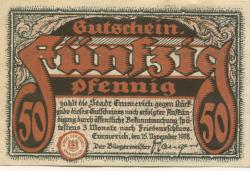 Emmerich - Stadt - 15.11.1918 - 50 Pfennig