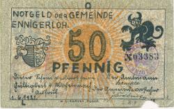 Ennigerloh - Gemeinde - 1.6.1921 - 50 Pfennig