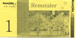Fellbach - (Stadt-Gemeinde) - 27.8.2012 - 31.8.2012 - 1 Remstaler 