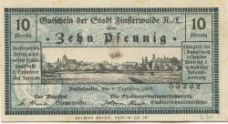 Finsterwalde - Stadt - 5.12.1919 - 10 Pfennig 