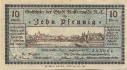 Finsterwalde - Stadt - 5.12.1919 - 10 Pfennig 