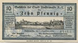 Finsterwalde - Stadt - 5.12.1919 - 10 Pfennig 