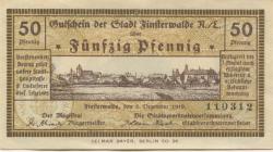 Finsterwalde - Stadt - 5.12.1919 - 50 Pfennig 