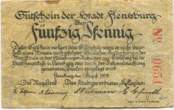 Flensburg - Stadt - 1.8.1919 - 50 Pfennig 