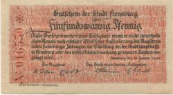 Flensburg - Stadt - 16.1.1920 - 25 Pfennig 