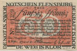 Flensburg - Stadt - 16.1.1920 - 50 Pfennig 