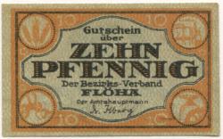 Flöha - Amtshauptmannschaft -  - 31.12.1920 - 10 Pfennig 