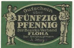 Flöha - Amtshauptmannschaft -  - 31.12.1920 - 50 Pfennig 