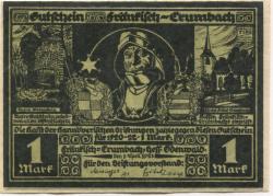 Fränkisch Crumbach - Hannöverische Stiftungen - 1.4.1921 - 1922 - 1 Mark 