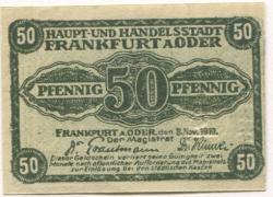 Frankfurt - Stadt - 8.11.1919 - 50 Pfennig