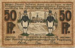 Freiberg - Amtshauptmannschaft - - 31.12.1919 - 50 Pfennig 