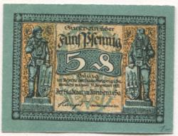 Freiberg - Stadt - - 31.12.1920 - 5 Pfennig