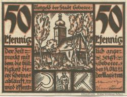 Gebesee - Stadt - 14.10.1921 - 50 Pfennig