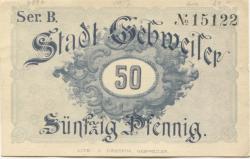 Gebweiler (heute: F-Guebwiller) - Stadt - -- - 50 Pfennig 