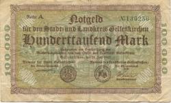 Gelsenkirchen - Stadt und Kreis - 21.7.1923 - 100000 Mark 