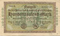 Gelsenkirchen - Stadt und Kreis - 21.7.1923 - 100000 Mark
