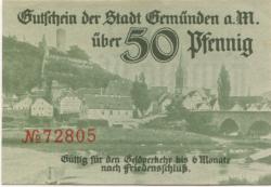 Gemünden - Stadt - -- - 50 Pfennig 