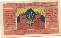 Genthin - Kreis Jerichow II - 1.7.1921 - 1.10.1922 - 50 Pfennig