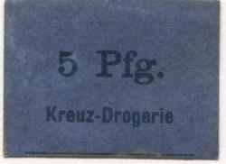 Gerbstedt - Kreuz-Drogerie - -- - 5 Pfennig
