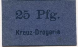 Gerbstedt - Kreuz-Drogerie - -- - 25 Pfennig