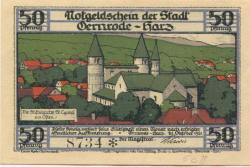 Gernrode (heute: Quedlinburg) - Stadt - 21.10.1921 - 50 Pfennig