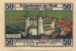 Gernrode (heute: Quedlinburg) - Stadt - 21.10.1921 - 50 Pfennig