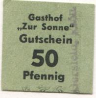 Gersfeld - Gasthof zur Sonne - -- - 50 Pfennig