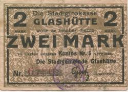 Glashütte - Stadt - -- - 2 Mark