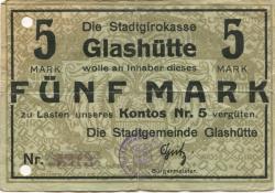 Glashütte - Stadt - -- - 5 Mark