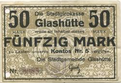 Glashütte - Stadt - -- - 50 Mark