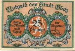 Glatz (heute: PL-Klodzko) - Stadt - -- - 25 Pfennig