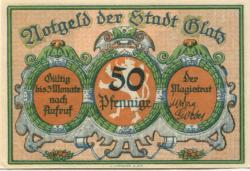 Glatz (heute: PL-Klodzko) - Stadt - -- - 50 Pfennig