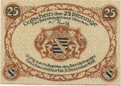 Glauchau - Amtshauptmannschaft - 1917 - 31.12.1918 - 25 Pfennig