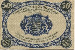 Glauchau - Amtshauptmannschaft - 1917 - 31.12.1918 - 50 Pfennig