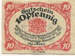 Glauchau - Amtshauptmannschaft - 1918 - 31.12.1919 - 10 Pfennig