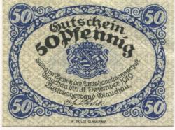 Glauchau - Amtshauptmannschaft - 1918 - 31.12.1919 - 50 Pfennig
