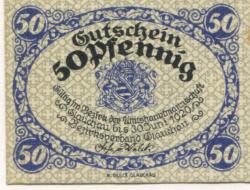 Glauchau - Amtshauptmannschaft - 1919 - 31.12.1920 - 50 Pfennig