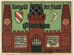 Glauchau - Stadt - 1.5.1921 - 50 Pfennig