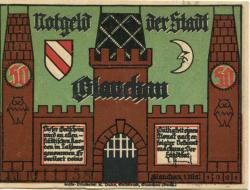Glauchau - Stadt - 1.5.1921 - 50 Pfennig