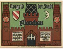 Glauchau - Stadt - 1.5.1921 - 50 Pfennig